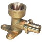 Угольник латунный (водорозетка) для PEX труб 16-1/2'' с внутренней резьбой под надвижную гильзу Hipex типS HFWS00055 купить в Казани | "Проконсим"