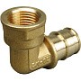 Угольник латунный для PEX труб 16-1/2'' PN 10 OP под надвижную гильзу с внутренней резьбой ONE PLUS купить в Казани | "Проконсим"
