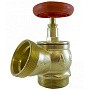 Клапан пожарный латунный КПЛ DN50 PN16 угловой 125гр. муфта-штуцер с датчиком ДППК 20,5 Апогей