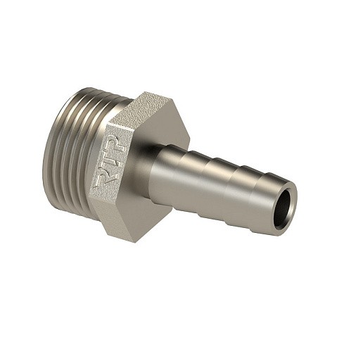 Штуцер никелированный DN 20 PN 40 НР3/4'' с ершом под шланг d20мм прямой купить в Казани | «Проконсим»