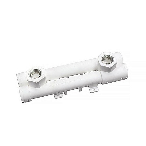 Комплект универсальный настенный ПП 25-1/2'' PN 25 с внутренней резьбой белый VALFEX  купить в Казани | "Проконсим"