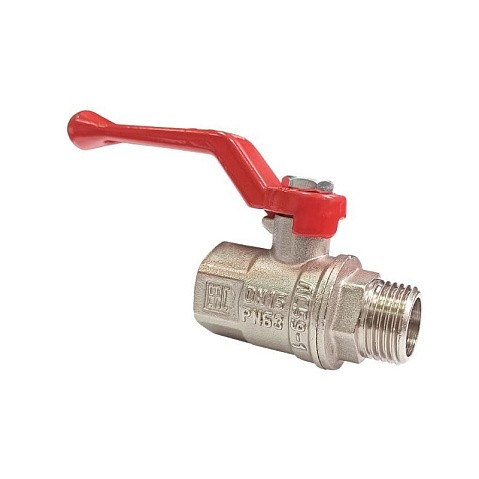 Кран латунный шаровой Valfex Premium.214.NR1.012 усиленный Н 11Б27фт1М DN 15 PN 63 никелированный рычаг муфта-штуцер купить в Казани | "Проконсим"