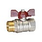 Кран латунный шаровой Temper 88.В-Н.12.Б DN 15 PN 40 бабочка муфта-штуцер купить в Казани | "Проконсим"