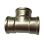 Тройники латунные никелированные DN 15-50 PN 40 муфта-муфта-муфта купить в Казани | "Проконсим"