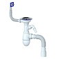 Сифон для мойки Unicorn В435V, 40х50 гибкий отвод, 3 1/2'' х40 с отводом для стиральной машины, прямоугольный перелив купить в Казани | "Проконсим"
