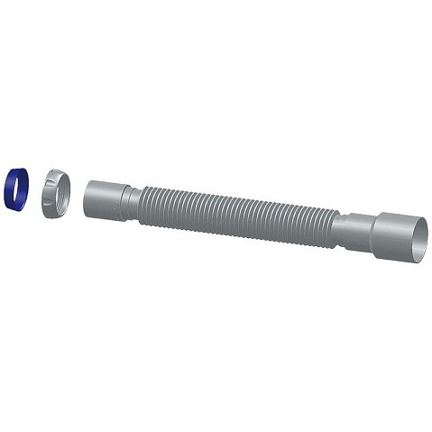 Труба гофрированная Unicorn D85, 40х50 гибкий отвод, 1 1/2'' х40 с уплотнительным кольцом, 800мм купить в Казани | "Проконсим"