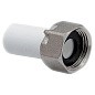 Штуцер для водосчетчика ПП 20-3/4'' PN 25 с накидной гайкой белый РТП 10852 купить в Казани | "Проконсим"