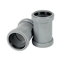 Муфта двухраструбная VALFEX DN -50 для внутренней канализации соединительная с перегородкой купить в Казани | "Проконсим"