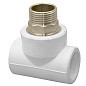 Тройник комбинированный ПП 50-1 1/2'' PN 25 под ключ с наружной резьбой белый РТП 10761 купить в Казани | "Проконсим"