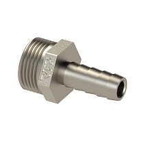 Штуцер никелированный DN 20 PN 40 НР3/4'' с ершом под шланг d20мм прямой купить в Казани | "Проконсим"