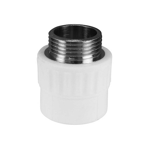 Муфта комбинированная переходная VALFEX 40 PN 25 G-1'' НР серая купить в Казани | "Проконсим"