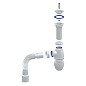 Сифон для мойки Unicorn В120Р, 40х50 гибкий отвод, 1 1/2'' х40 пластиковая чаша купить в Казани | "Проконсим"