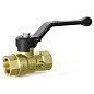 Кран латунный шаровой DN 15 PN 16 под манометр G1/2''хG1/2'' муфта-муфта рычаг LD Pride 44.341.15 купить в Казани | "Проконсим"