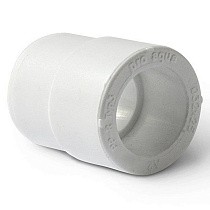 Муфты переходные ПП DN 25-125 PN 25 штуцер-муфта белые Pro Aqua купить в Казани | "Проконсим"