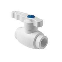 Краны шаровые ПП DN 20-63 PN 25 полный проход белые Pro Aqua купить в Казани | "Проконсим"