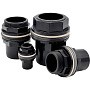 Танк-адаптер НПВХ DN 63х75-2 1/2" с наружной резьбой черный Aquaviva RERAKE063H