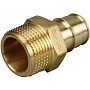 Муфты латунные для PEX труб DN 16-50 PN 10 под надвижную гильзу OP с наружной резьбой ONE PLUS купить в Казани | "Проконсим"