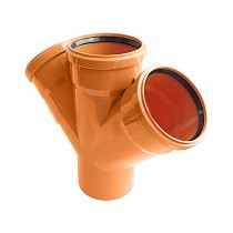Крестовины DN 110x110x110 45гр. рыжая VALFEX купить в Казани | "Проконсим"