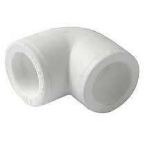 Угольники ПП 90гр. DN 20-125 PN 25 белые Pro Aqua купить в Казани | "Проконсим"