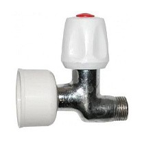  Кран латунный писсуарный МЕТ КП-2, пластиковый маховик, G1/2 (406101050) со склада Проконсим в Казани