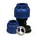 Муфта компрессионная переходная ПНД DN 50-40 PN 16 обжимной для ПЭ труб 20-40гр. Кудиновский трубный завод купить в Казани | "Проконсим"