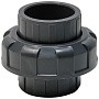 Муфта разборная НПВХ DN 63 PN 16 клеевая уплотнение EPDM черная Aquaviva BOD0630