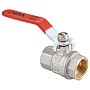 Кран латунный шаровой MVI BV.511 DN 50 PN 40 никелированный полнопроходной муфта-муфта рычаг купить в Казани | "Проконсим"