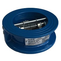 Клапаны обратные 2-створчатые DN 40-300 PN 16  чугунные створки межфланцевые Tecofi CB3448N купить в Казани | "Проконсим"