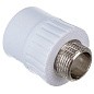 Муфта комбинированная ПП 40-1 1/4'' PN 25 под ключ с наружной резьбой белая РТП 10668 купить в Казани | "Проконсим"