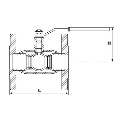 Краны стальные шаровые цельносварные DN 15-200 PN 16-40 фланцевые рычаг PR купить в Казани | "Проконсим" Краны стальные шаровые цельносварные DN 15-200 PN 16-40 фланцевые рычаг PR купить в Казани | "Проконсим"