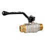 Краны латунные шаровые DN 15-25 PN 40 никелированные рычаг штуцер-штуцер LD Pride 47.305 купить в Казани | "Проконсим"