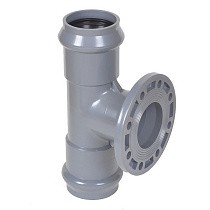 Тройники НПВХ раструбные SDR26 DN 110-315 PN 10 фланцем Хемкор купить в Казани | "Проконсим"