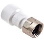 Муфта ПП с накидной гайкой 32-1'' PN 25 белая РВК