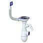 Сифон для мойки Unicorn В430V, без отвода, 3 1/2'' х40 с отводом для стиральной машины, прямоугольный перелив купить в Казани | "Проконсим"