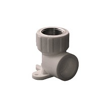 Угольник установочный ПП 20-1/2'' PN 25 с внутренней резьбой серый купить в Казани | "Проконсим"