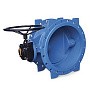 Затвор дисковый поворотный DN 100 PN 16 фланцевый с 2-эксцентриситетами с диском из чугуна уплотнение-EPDM с редуктором FAF 38000100P купить в Казани | "Проконсим"