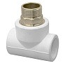 Тройники ПП DN 40-50 PN 25 комбинированные под ключ с наружной резьбой белые РТП купить в Казани | "Проконсим"