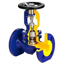 Клапаны сильфонные DN 15-250 PN 16 чугунные до 300гр. фланцевые Zetkama zBEL.234A купить в Казани | "Проконсим"