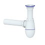 Сифон для мойки Unicorn В110, 40х40 прямой отвод, 1 1/2'' х40 чаша из нержавеющей стали