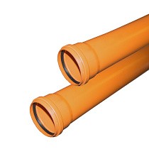  Трубы полипропиленовые DN 110-160 для наружной канализации рыжие VALFEX  исп. стандарт. (924021001) со склада Проконсим в Казани