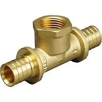 Тройники латунные для PEX труб DN 16-25 PN 10 под надвижную гильзу с внутренней резьбой ONE PLUS купить в Казани | "Проконсим"