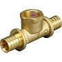 Тройники латунные для PEX труб DN 16-25 PN 10 под надвижную гильзу с внутренней резьбой ONE PLUS купить в Казани | "Проконсим"