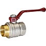 Краны латунные шаровые DN 15-50 PN 25-40 никелированные рычаг муфта-штуцер Temper 88 ГОСТ Р 59553 купить в Казани | "Проконсим"