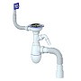 Сифон для мойки Unicorn В435V, 40х50 гибкий отвод, 3 1/2'' х40 с отводом для стиральной машины, прямоугольный перелив купить в Казани | "Проконсим"