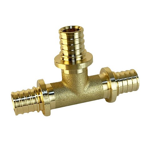 Тройники латунные для PEX труб DN 16-20 PN 16 под надвижную гильзу Valfex VF.431.AF купить в Казани | "Проконсим" Тройники латунные для PEX труб DN 16-20 PN 16 под надвижную гильзу Valfex VF.431.AF купить в Казани | "Проконсим"
