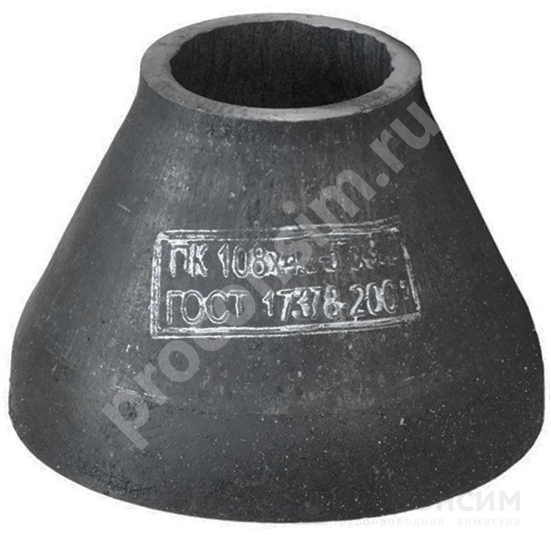 Цена по запросу. Новинка! . Переход стальной приварной Дн 377х159 (DN 350 х 150) исп. 2 (930608269) со склада Проконсим в Казани