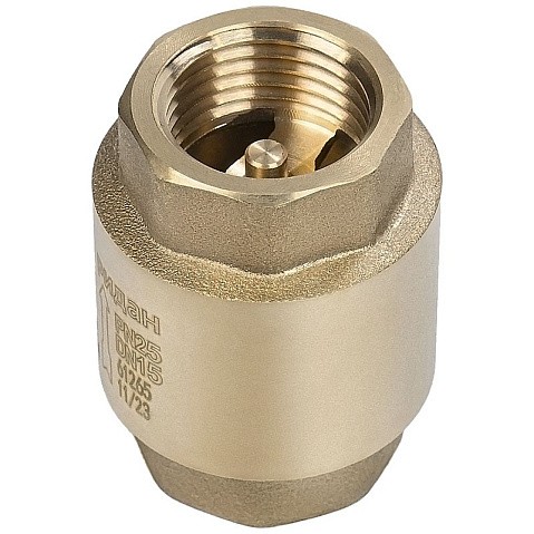 Клапаны обратные латунные DN 15-50 PN 25 пружинные резьбовые РИДАН NRV-R купить в Казани | "Проконсим" Клапаны обратные латунные DN 15-50 PN 25 пружинные резьбовые РИДАН NRV-R купить в Казани | "Проконсим"