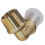 Угольники латунные под надвижную гильзу PEX DN 16-32 с наружной резьбой Hipex купить в Казани | "Проконсим"