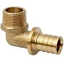 Угольник латунный для PEX труб 16-1/2'' под надвижную гильзу с наружной резьбой MVI SF.632.0404 купить в Казани | "Проконсим"