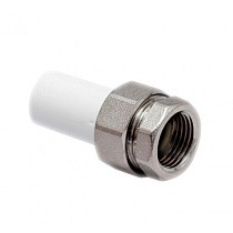 Муфты ПП трубные разъёмные DN 20-40 PN 25 с внутренней резьбой американка белые Valfex купить в Казани | "Проконсим"